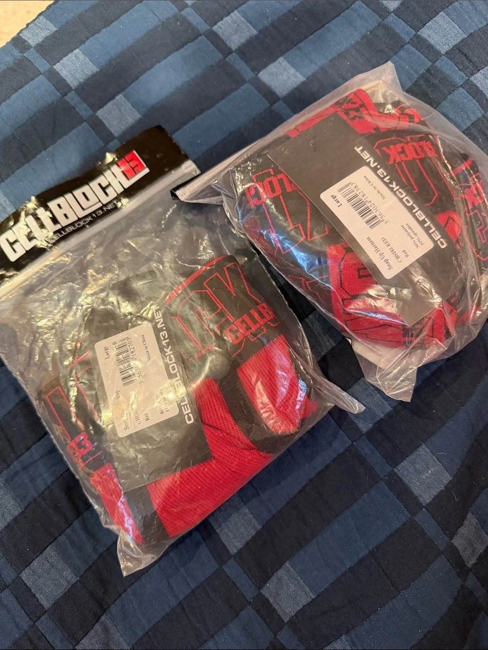 Cellblock Jock + Harness Set - Red/Black